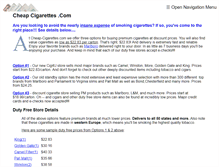Tablet Screenshot of cheap-cigarettes.com